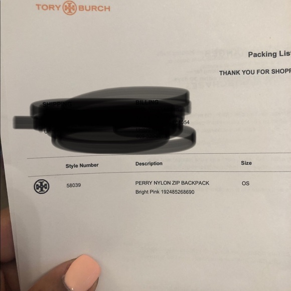 Perry Nylon Zip Backpack Pink 🎒 - Picture 6 of 8